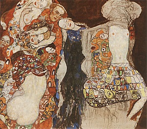 The Bride (unfinished), 1917/18 - Gustav Klimt reproduction oil painting