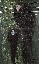 Mermaid (Whitefish), 1809 - Gustav Klimt reproduction oil painting