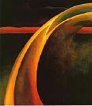 Red Orange Streak 1919 - Georgia O'Keeffe reproduction oil painting