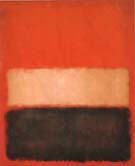 No 46 Red, Ochre Black on Red 1957 - Mark Rothko reproduction oil painting