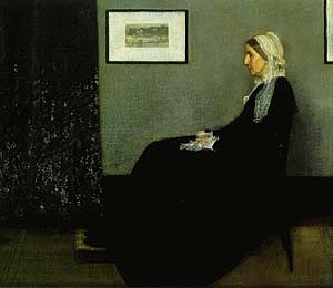 Arrangement in Grey and Black No 1: The Artist's Mother 1871 - James McNeill Whistler reproduction oil painting