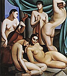 Rhythm, 1924 - Tamara de Lempicka reproduction oil painting