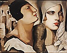 Two Woman with Cloches, 1925 - Tamara de Lempicka