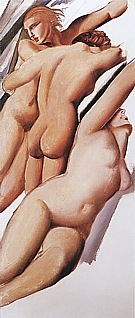 Three Nudes, 1929 - Tamara de Lempicka reproduction oil painting