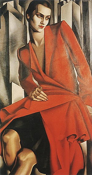 Portrait of Mrs. Bush, 1929 - Tamara de Lempicka reproduction oil painting