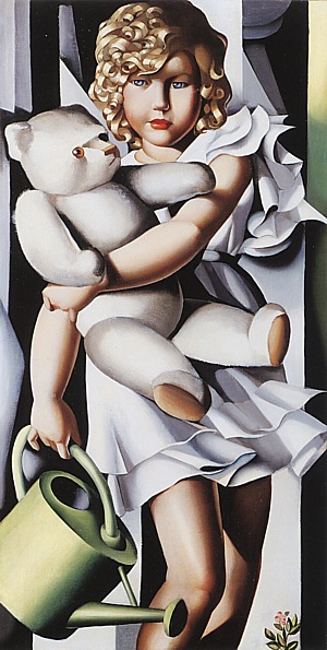 Portrait of Miss Poum Rachou, 1933 - Tamara de Lempicka reproduction oil painting