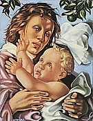 Quattrocento, 1937 - Tamara de Lempicka reproduction oil painting