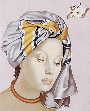 The Gray Turban II, 1945 - Tamara de Lempicka reproduction oil painting