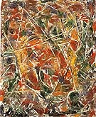 Croaking Movement 1946 - Jackson Pollock reproduction oil painting