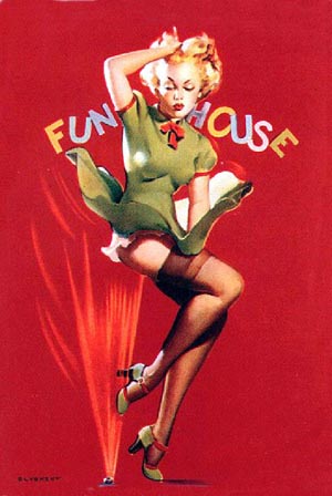 Funhouse - Pin Ups reproduction oil painting