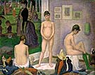 The Models 1888 - Georges Seurat