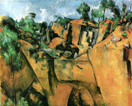 Bibemus Quarry 1895 - Paul Cezanne reproduction oil painting