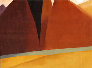 Canyon Country 1964 - Georgia O'Keeffe reproduction oil painting
