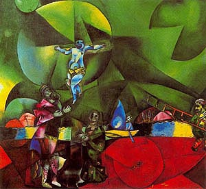 Calvary 1912 - Marc Chagall reproduction oil painting
