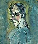 Bust of a Woman 1907 - Pablo Picasso reproduction oil painting