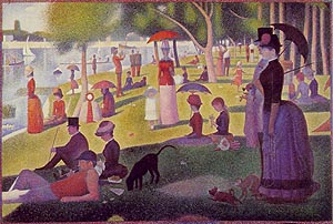 Sunday Afternoon on the Island of the Grande Jatte - Georges Seurat reproduction oil painting