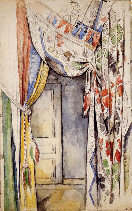 Curtains 1885 - Paul Cezanne reproduction oil painting