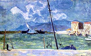 the Harbour at Cannes - Pierre Bonnard reproduction oil painting