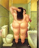 The Bath 1989 - Fernando Botero