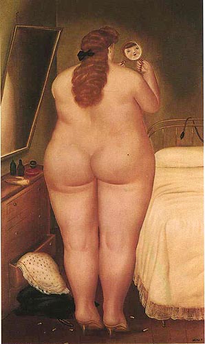 Morning Toilette 1971 - Fernando Botero reproduction oil painting