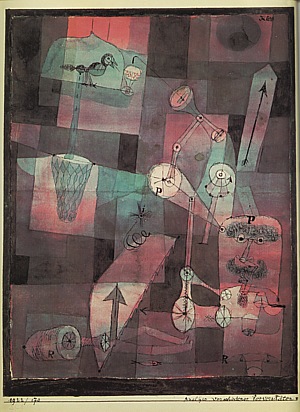 Analysis of Various Perversities 1922 - Paul Klee reproduction oil painting