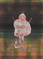 Ventriloquist and Crier in the Moor 1923 - Paul Klee