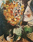Woman with a Bouquet 1910 - Marc Chagall