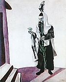 Feast Day Rabbi with Lemon 1914 - Marc Chagall