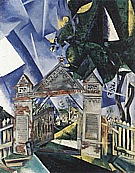 Cemetery Gates 1917 - Marc Chagall
