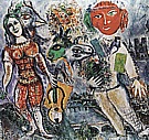 The Players 1968 - Marc Chagall reproduction oil painting