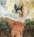 The Fall of Icarus 1975 - Marc Chagall