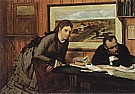 Bad Mood, about 1869-71 - Edgar Degas reproduction oil painting