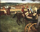 Jockeys, 1882-83 - Edgar Degas reproduction oil painting