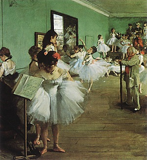 Dancing Examination, 1874 - Edgar Degas reproduction oil painting