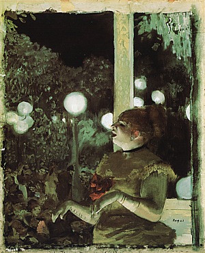The Song of the Dog, about 1876-77 - Edgar Degas reproduction oil painting