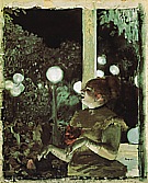 The Song of the Dog, about 1876-77 - Edgar Degas reproduction oil painting