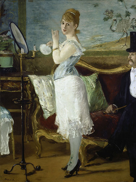 Nana 1877 - Edouard Manet reproduction oil painting