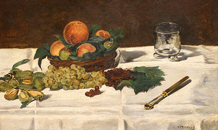 Fruit on a Table 1864 - Edouard Manet reproduction oil painting