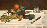 Fruit on a Table 1864 - Edouard Manet