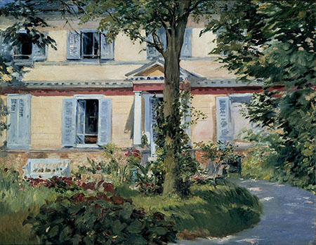 The House in Rueil 1882 - Edouard Manet reproduction oil painting