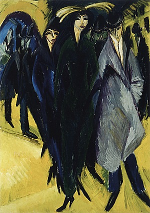 Woman in the Street, 1915 - Ernst Kirchner reproduction oil painting