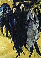 Woman in the Street, 1915 - Ernst Kirchner reproduction oil painting