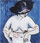 Female Nude with Hat, 1911 - Ernst Kirchner
