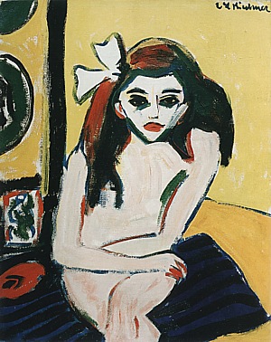 Marcella, 1909/10 - Ernst Kirchner reproduction oil painting