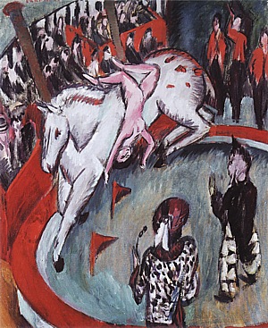 Girl Circus Rider, 1912 - Ernst Kirchner reproduction oil painting