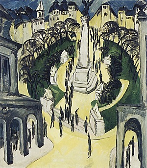 Belle-Alliance-Platz, Berlin, 1914 - Ernst Kirchner reproduction oil painting