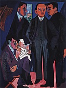 An Artist'Group: Otto Mueller, Kirchner, Heckel, Schmidt-Rottluff, 1926/27 - Ernst Kirchner