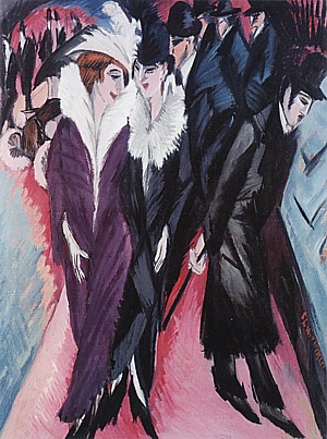 The Street Berlin 1913 - Ernst Kirchner reproduction oil painting