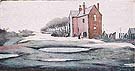 Lonely House - L-S-Lowry reproduction oil painting