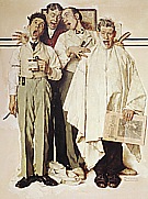 Barbershop Quartet, 1936 - Fred Scraggs reproduction oil painting
